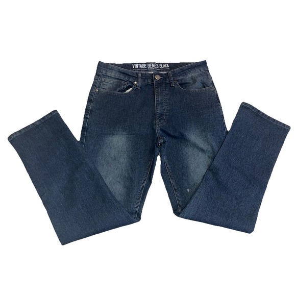 Vintage Genes Other - Vintage Genes Black Jeans Denim Mens Size 32x32 Retro Relaxed Fit